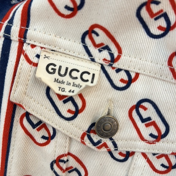Gucci Logo Jacket Size44 with Tag - Picture 7 of 8